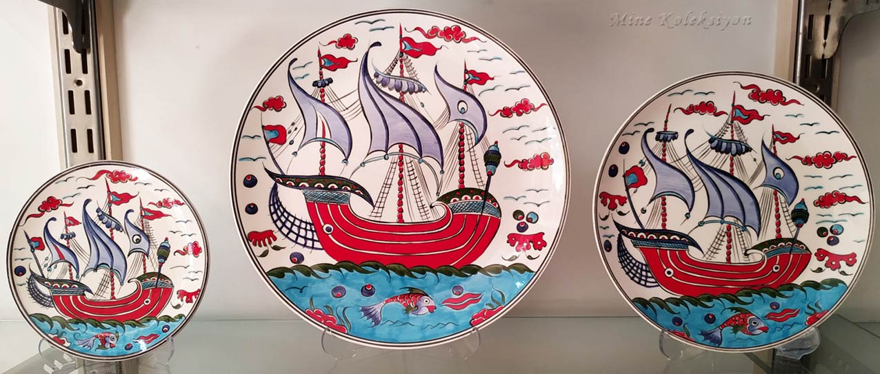 Osmanlı Yelkenli Gemileri Özel vitrinler için özel hediyelikler 