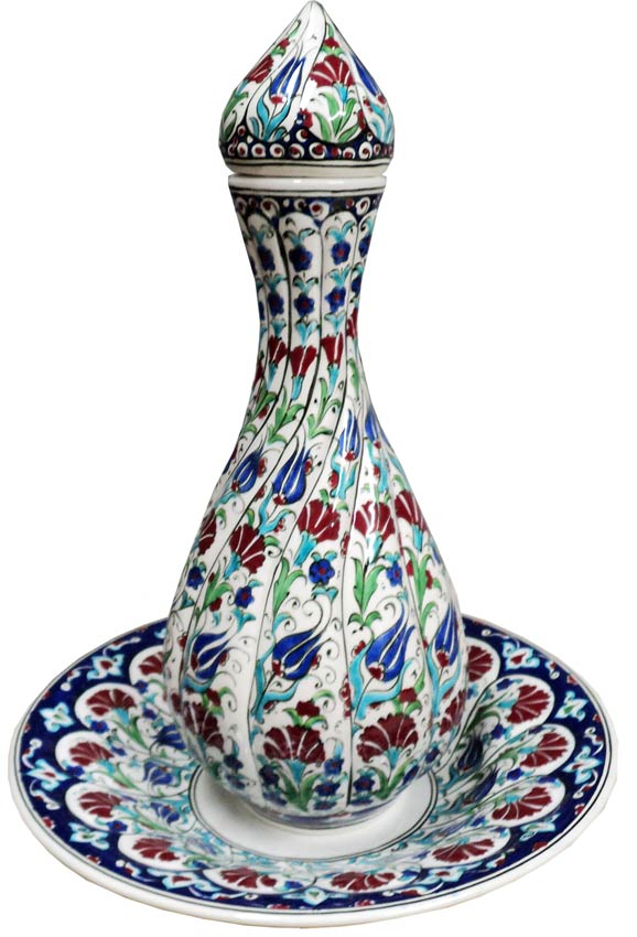 Osmanlı Çeşm-i Bülbül  Çini Vazo Takımları