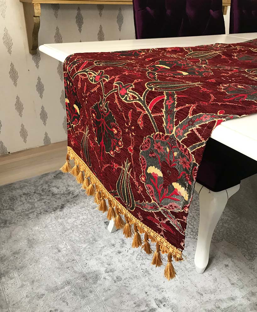 Ottoman Turkish Decorative Ethnic Elegant Table Runner.