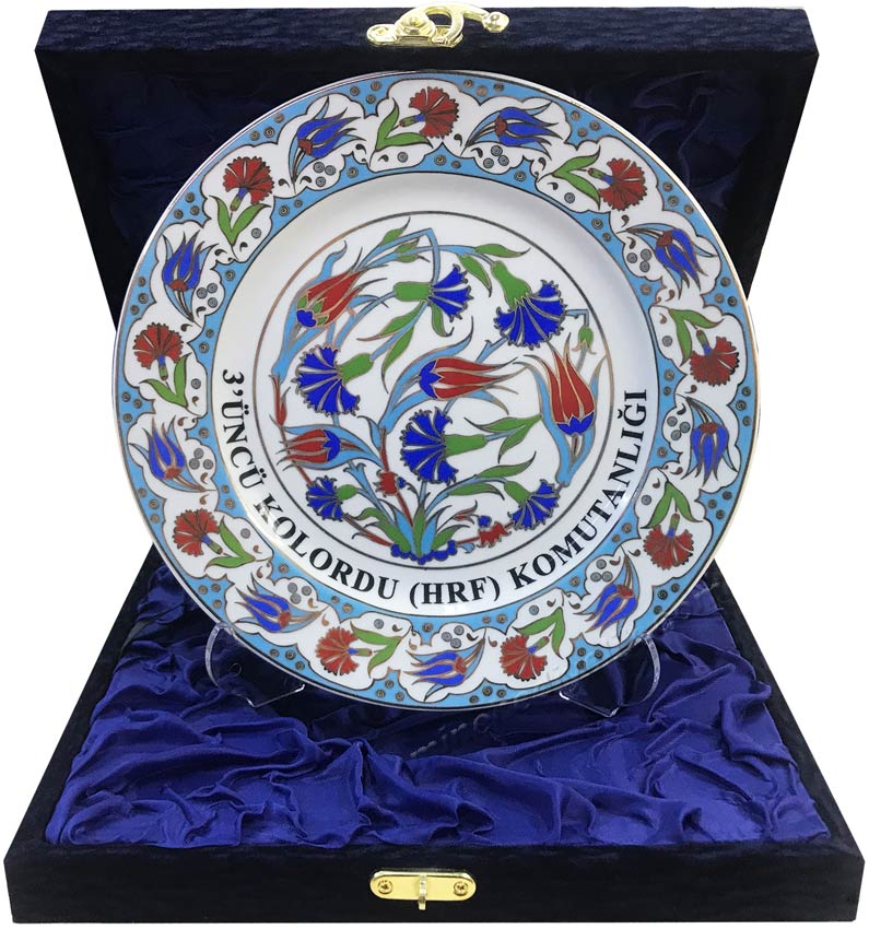 20 cm Özel Tasarım Porselen Plaket Tabaklar Masaüstü dekoratif makam hediyeleri