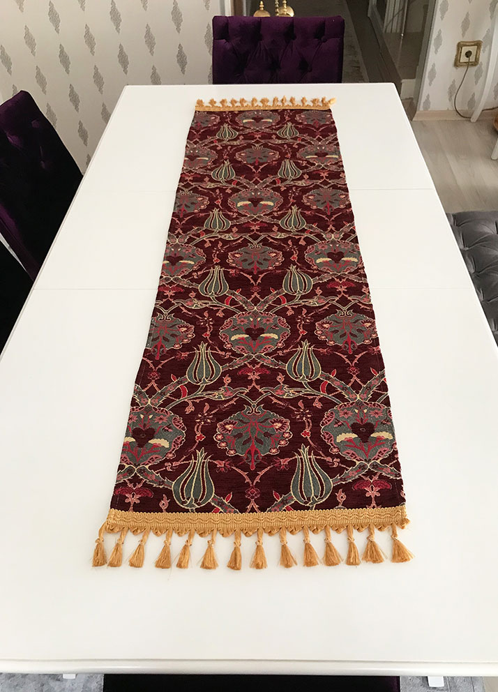 Ottoman Turkish Decorative Ethnic Elegant Table Runner.