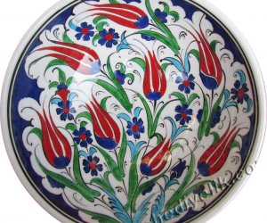 20 cm El Yapımı Seramik Çini Kaseler Klasik Ottoman Turkish Hand Made Bowls